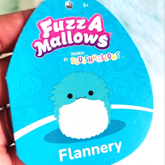 FLANNERY 🐲 Super Soft Turquoise Bearded Dragon FuzzAMallow Squishmallow ☆ NWT ☆ - Picture 4 of 7